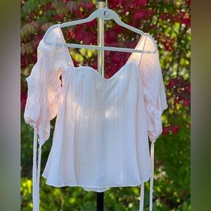 Do+Be Ruffled Flowy Short Sleeve Women’s Top